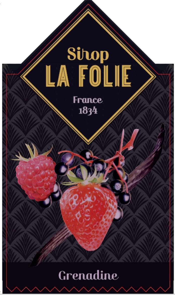 Sirop Grenadine 70cl Sc La Folie