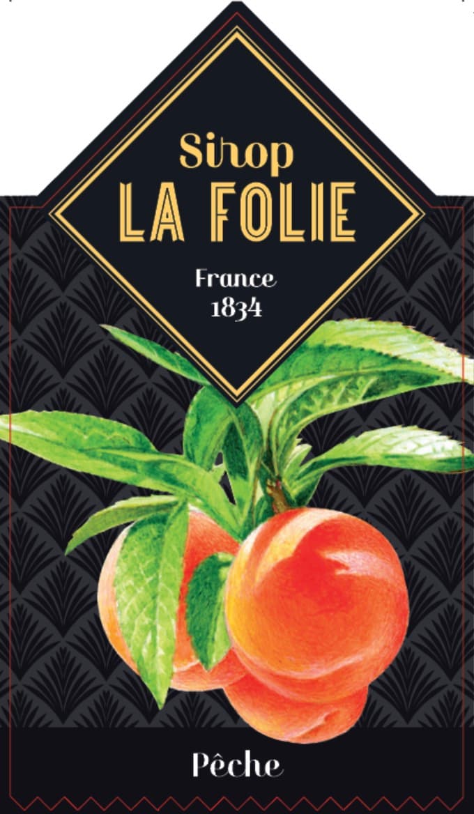 Sirop Peche 70cl La Folie
