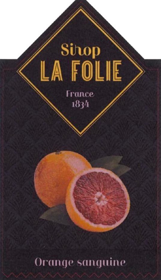 Sirop Orange Sanguine 70cl La Folie