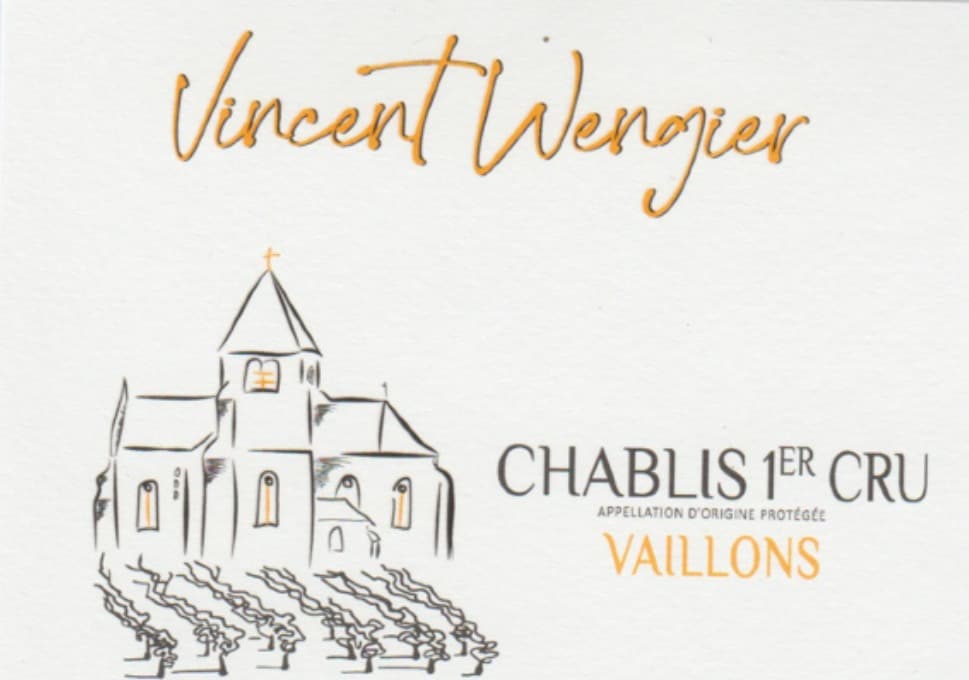 Domaine Vincent Wengier/chablis 1er Cru Vaillons
