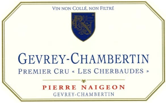Pierre Naigeon Dom Des Astrelles/gevrey 1er Cru Les Cherbaudes