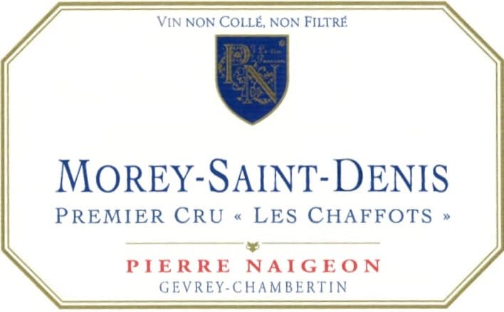 Pierre Naigeon Dom Des Astrelles/morey Saint Denis 1er Cru Les Chaffots