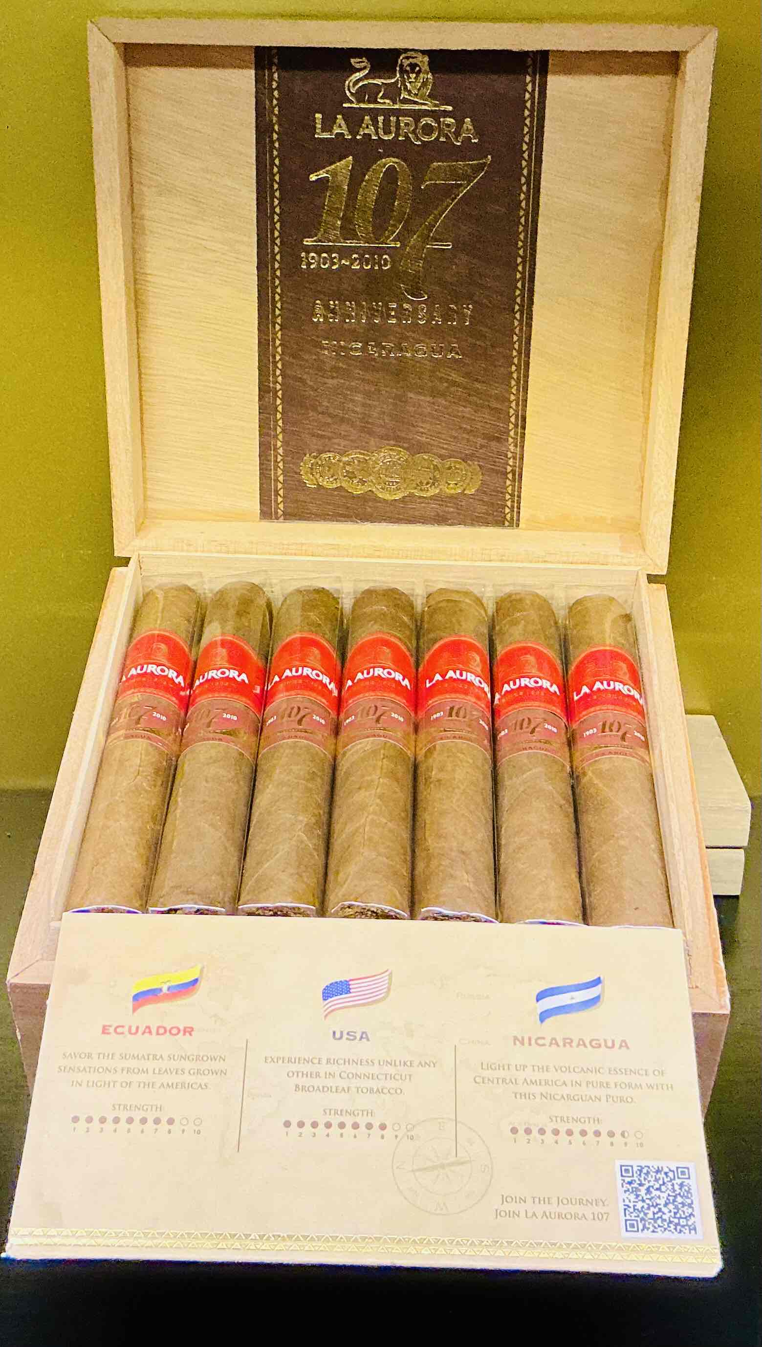 La Aurora 107 Nicaragua Robusto