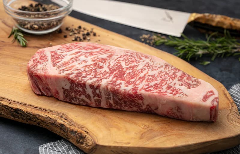 Australian Wagyu Striploin BMS 9 Stone