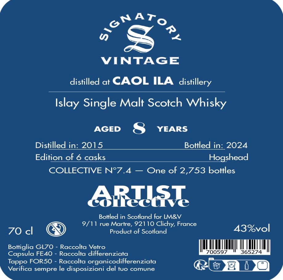 Caol Ila 8 Ans 2015 Artist Collective 7.0