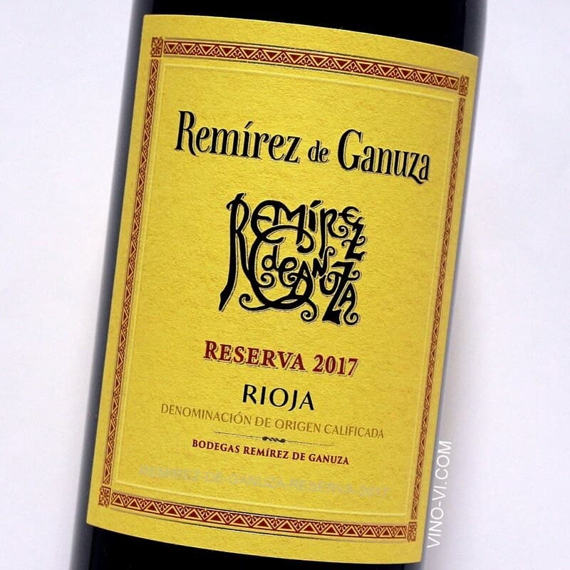 Ramirez De Ganuza Rioja Reserva 2017