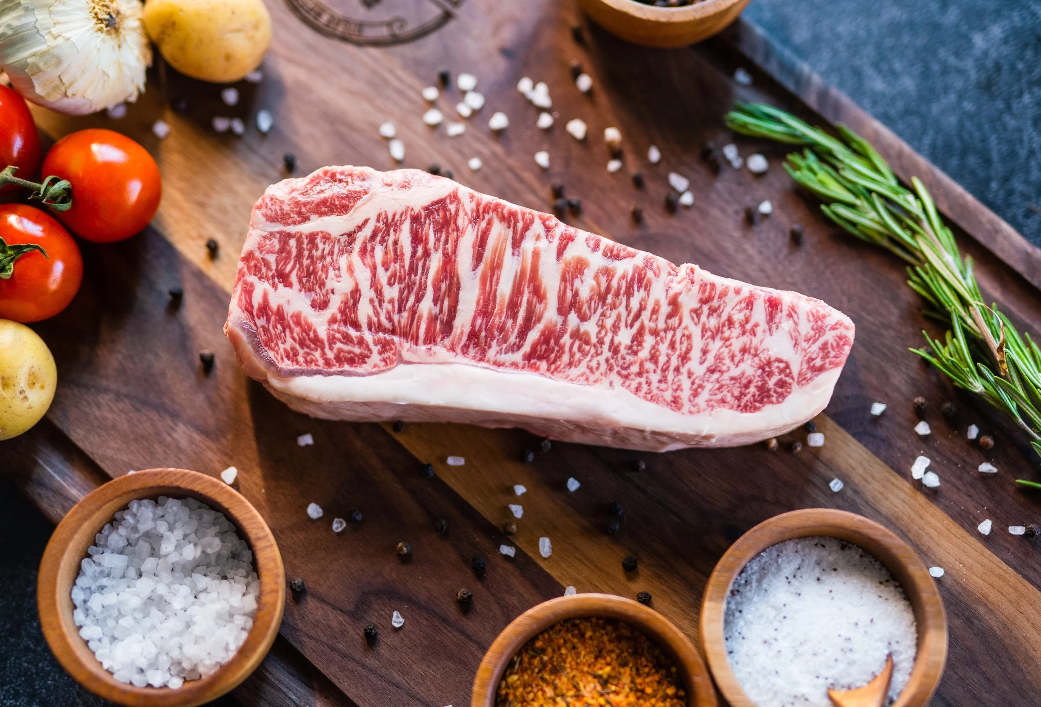 Australian Wagyu Striploin BMS 9 Stone T