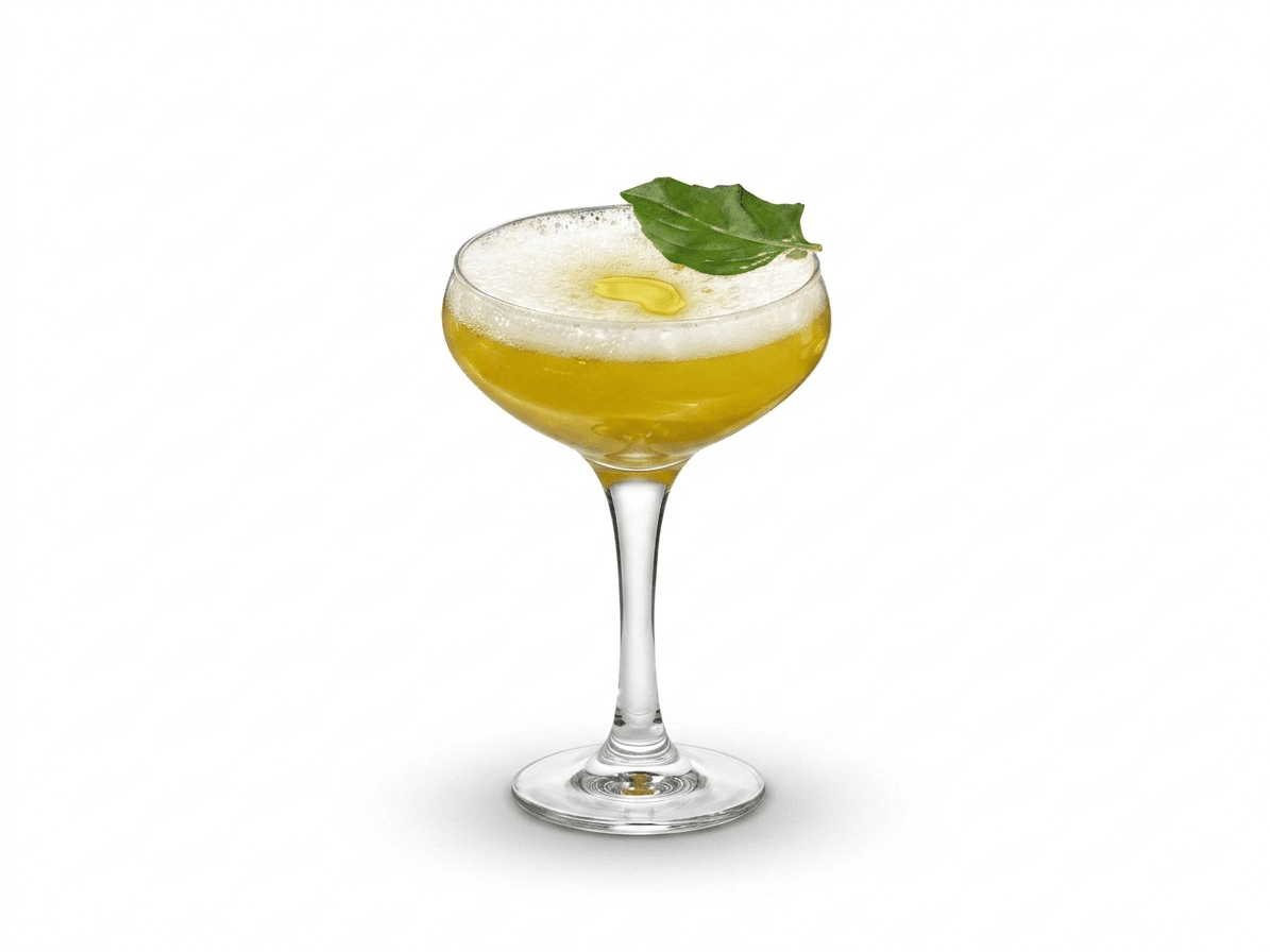 Pineapple and Basil Martini