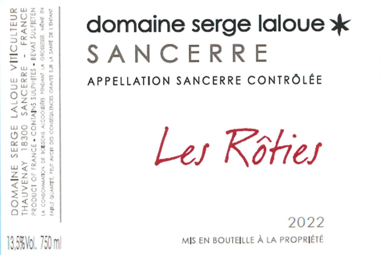 Domaine Serge Laloue Les Roties/sancerre Rouge Les Roties