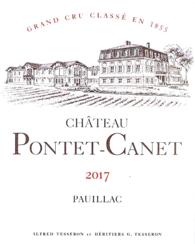Chateau Pontet Canet 2017/pauillac