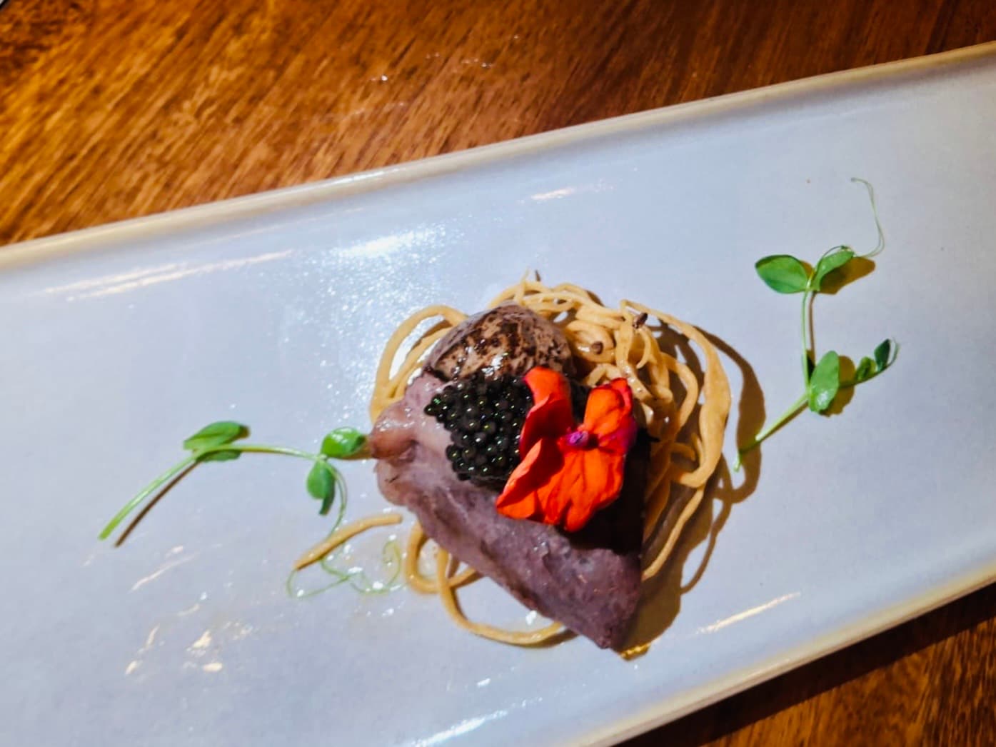 Montadito de wagyu y Caviar masa Lissa