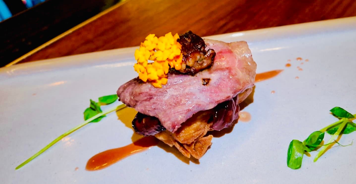 Mil Hojas de Wagyu y Foie Gras